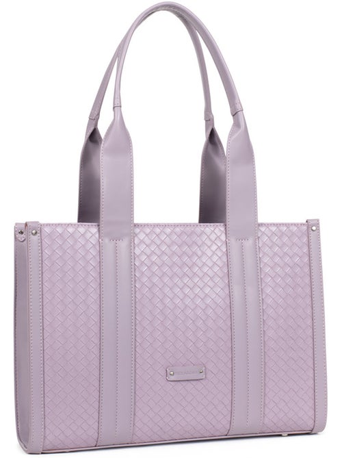 Borsa a spalla con 2 manici nila hexagona - Kiabi
