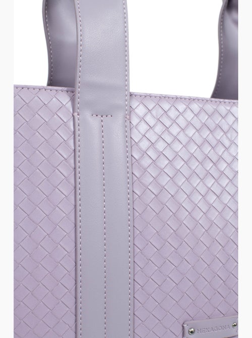 Borsa a spalla con 2 manici nila hexagona - Kiabi
