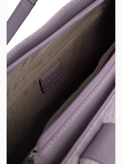 Borsa a spalla con 2 manici nila hexagona - Kiabi