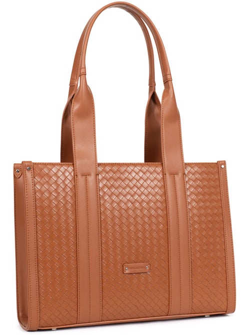 Borsa a spalla con 2 manici nila hexagona - Kiabi