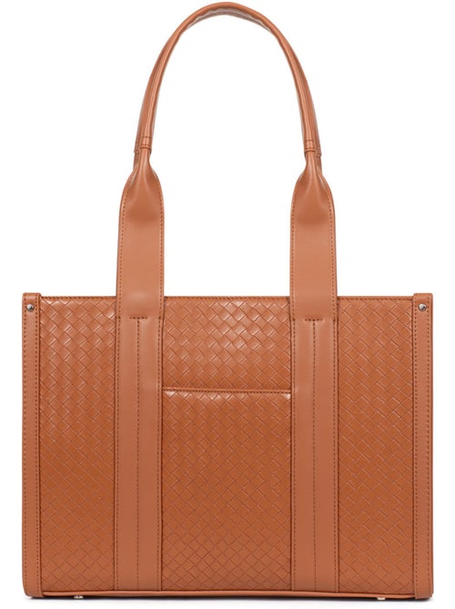 Borsa a spalla con 2 manici nila hexagona - Kiabi
