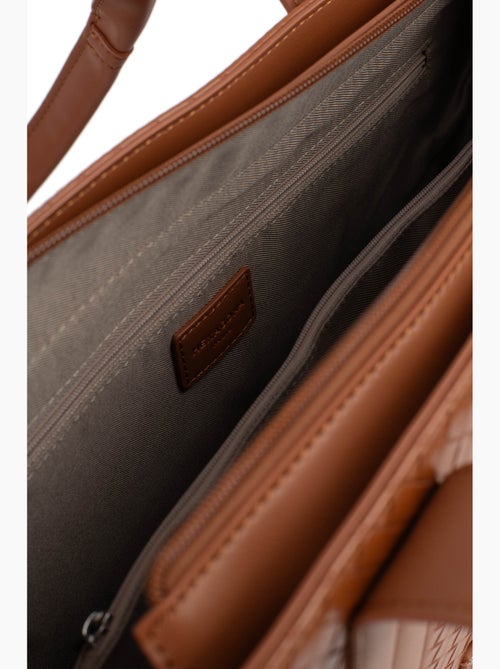 Borsa a spalla con 2 manici nila hexagona - Kiabi