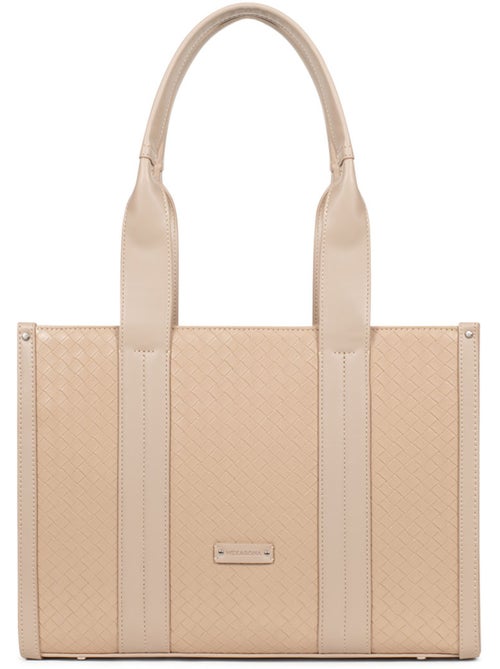 Borsa a spalla con 2 manici nila hexagona - Kiabi