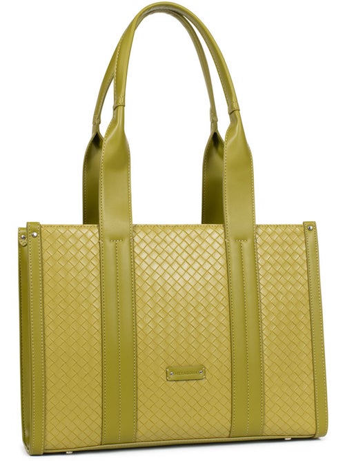 Borsa a spalla con 2 manici nila hexagona - Kiabi