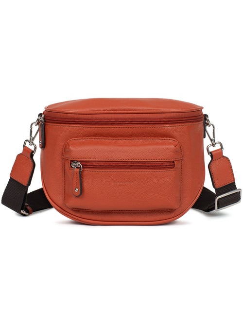 Borsa a tracolla - pelle confort hexagona - Kiabi