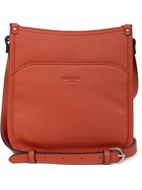 Borsa a tracolla - pelle confort hexagona - Kiabi