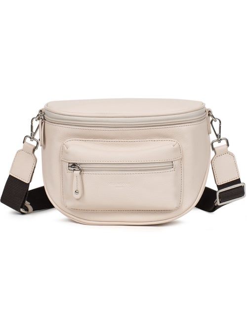 Borsa a tracolla - pelle confort hexagona - Kiabi