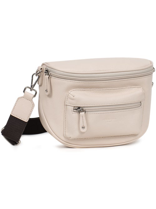 Borsa a tracolla - pelle confort hexagona - Kiabi