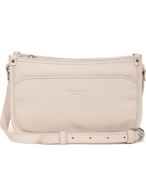 Borsa a tracolla - pelle confort hexagona - Kiabi