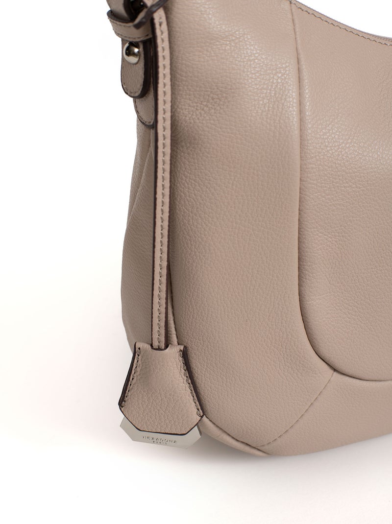 Borsa a tracolla - pelle confort hexagona Beige - Kiabi