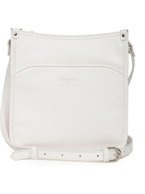 Borsa a tracolla - pelle confort hexagona - Kiabi
