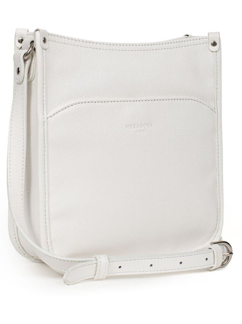 Borsa a tracolla - pelle confort hexagona - Kiabi