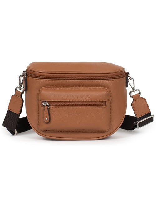 Borsa a tracolla - pelle confort hexagona - Kiabi