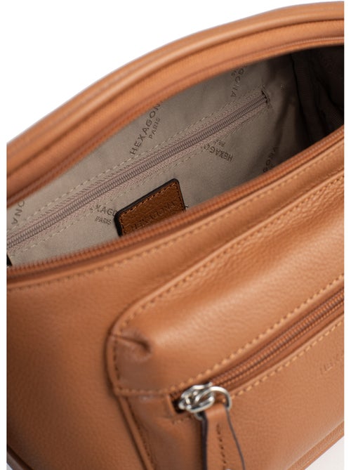 Borsa a tracolla - pelle confort hexagona - Kiabi