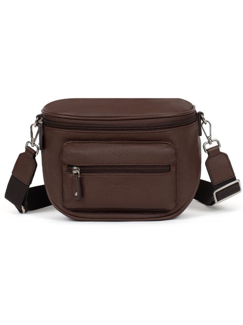 Borsa a tracolla - pelle confort hexagona - Kiabi