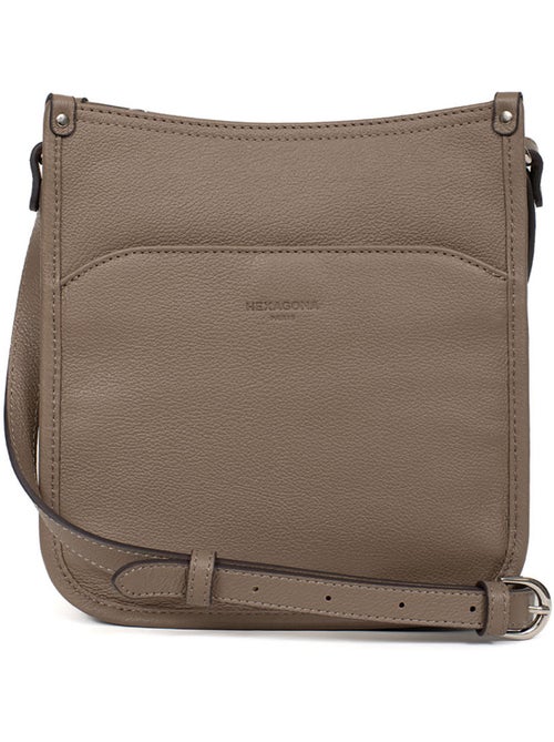 Borsa a tracolla - pelle confort hexagona - Kiabi