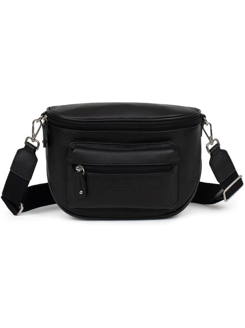 Borsa a tracolla - pelle confort hexagona - Kiabi