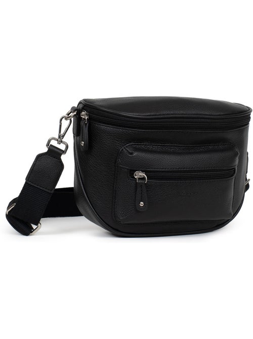 Borsa a tracolla - pelle confort hexagona - Kiabi