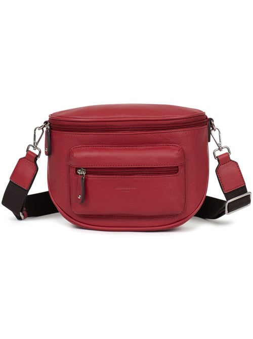 Borsa a tracolla - pelle confort hexagona - Kiabi