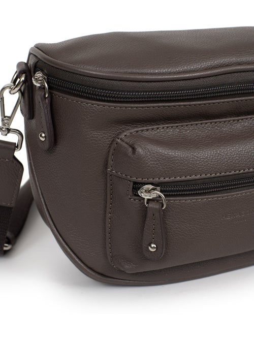 Borsa a tracolla - pelle confort hexagona - Kiabi