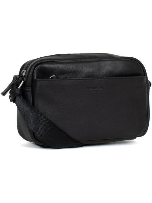 Borsa a tracolla - pelle di vitello soft studio hexagona - Kiabi