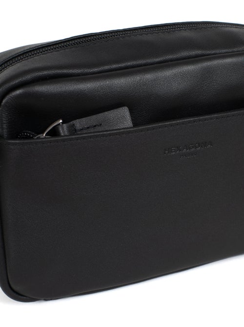 Borsa a tracolla - pelle di vitello soft studio hexagona - Kiabi