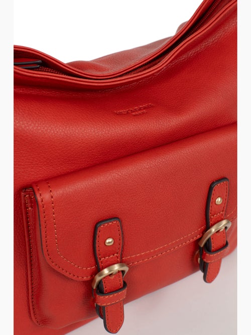 Borsa a tracolla - pelle di vitello taima hexagona - Kiabi