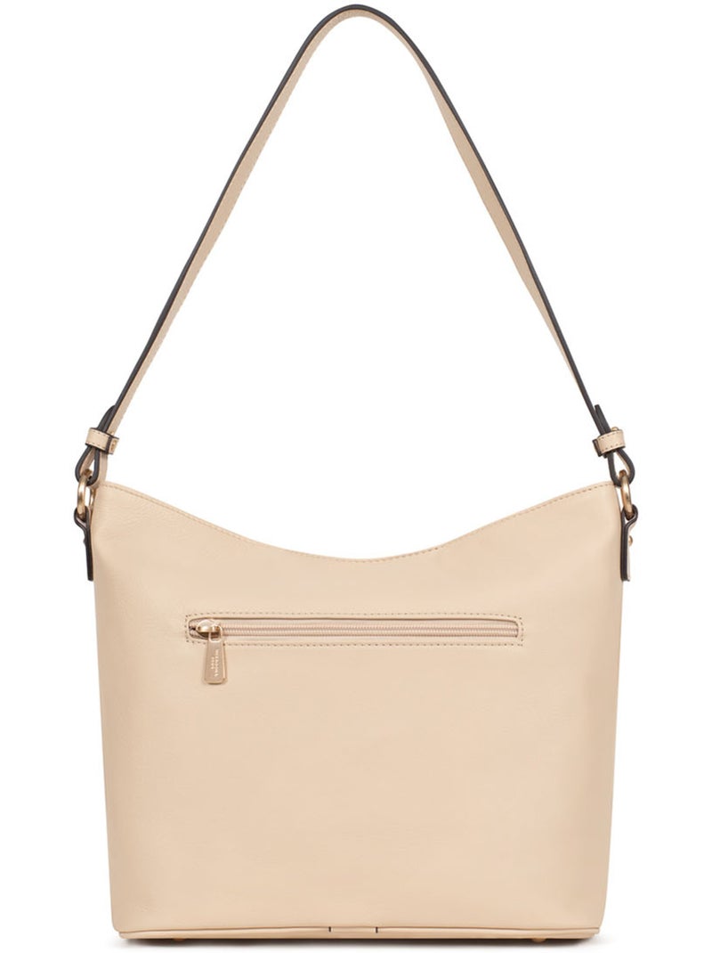 Borsa a tracolla - pelle di vitello taima hexagona Crema - Kiabi