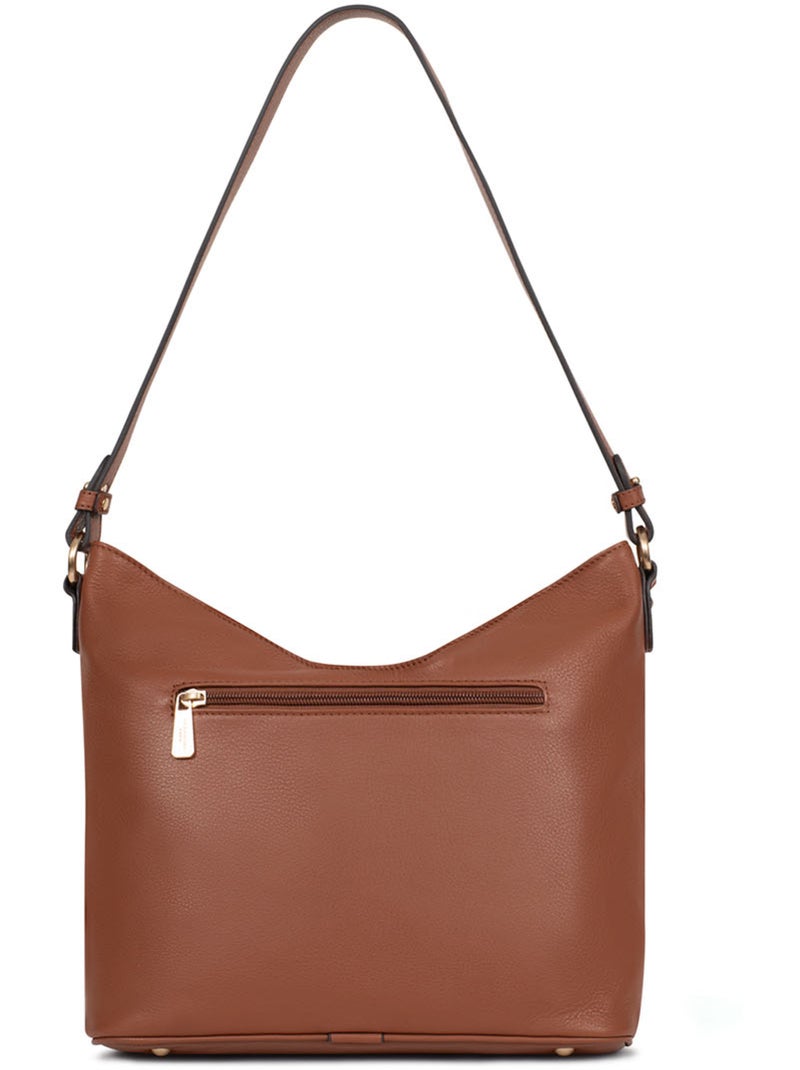 Borsa a tracolla - pelle di vitello taima hexagona Marrone - Kiabi