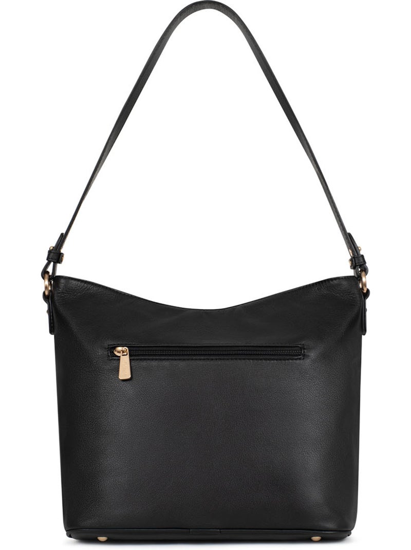 Borsa a tracolla - pelle di vitello taima hexagona Nero - Kiabi