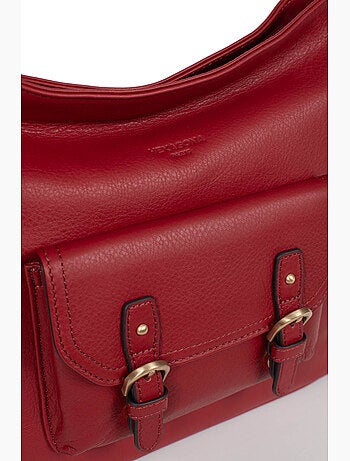 Borsa a tracolla - pelle di vitello taima hexagona