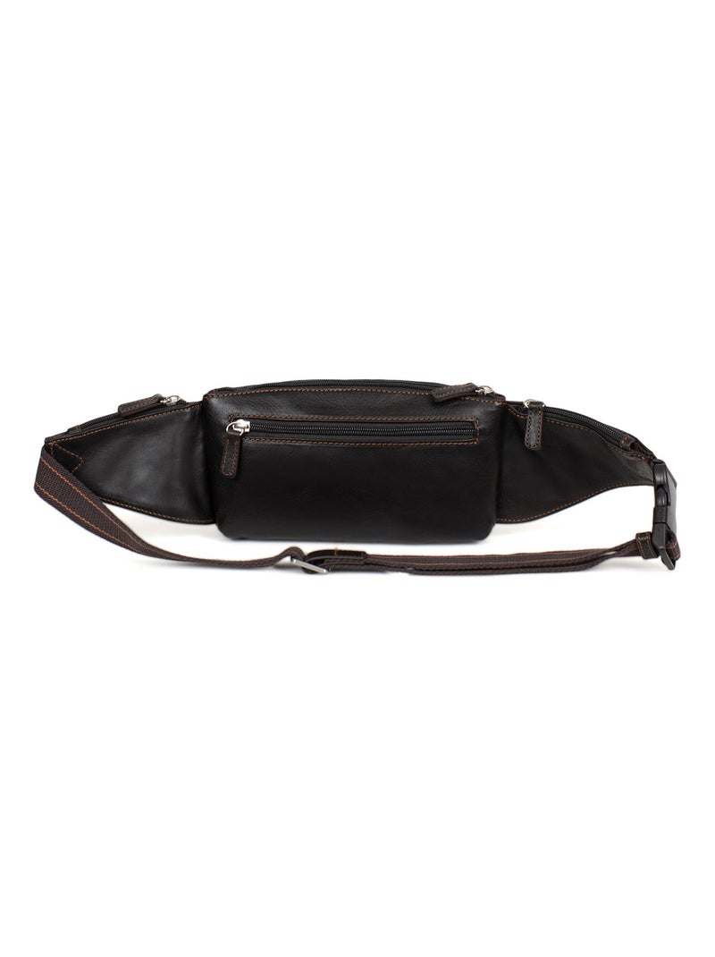 Borsa a tracolla - pelle félin hexagona Marrone - Kiabi