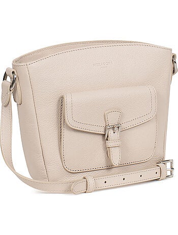 Borsa a tracolla - pelle mirabelle hexagona