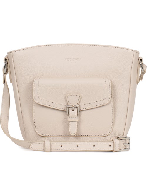 Borsa a tracolla - pelle mirabelle hexagona - Kiabi