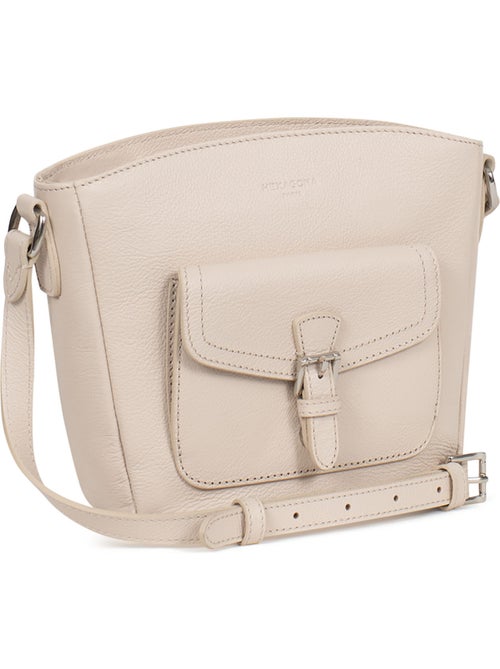 Borsa a tracolla - pelle mirabelle hexagona - Kiabi