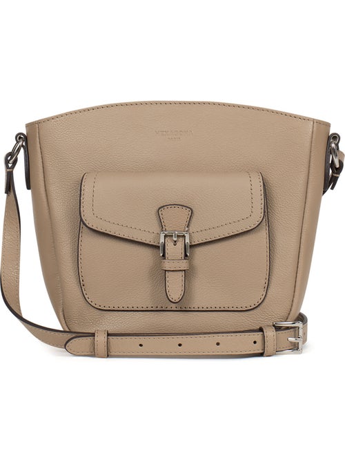 Borsa a tracolla - pelle mirabelle hexagona - Kiabi
