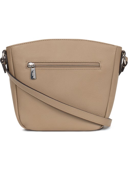 Borsa a tracolla - pelle mirabelle hexagona - Kiabi