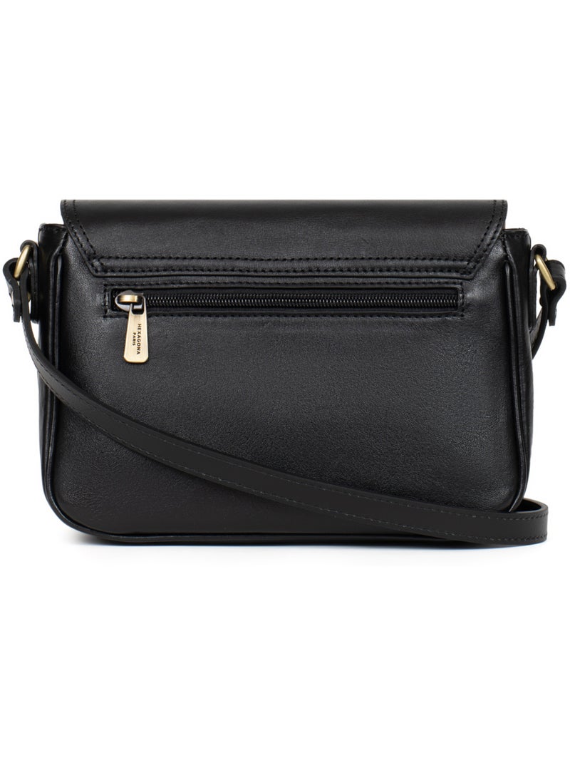 Borsa a tracolla - pelle ondine hexagona Nero - Kiabi