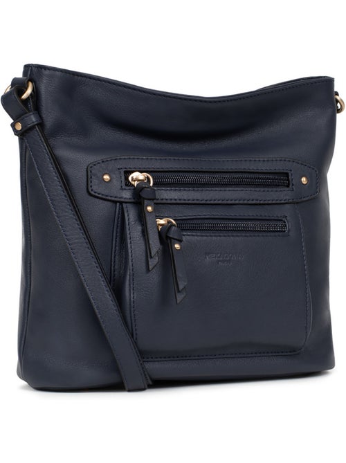 Borsa a tracolla - pelle taima hexagona - Kiabi
