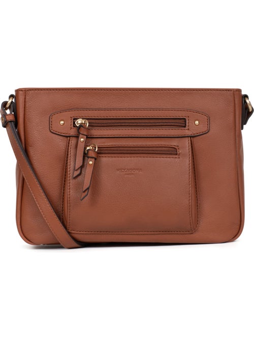 Borsa a tracolla - pelle taima hexagona - Kiabi