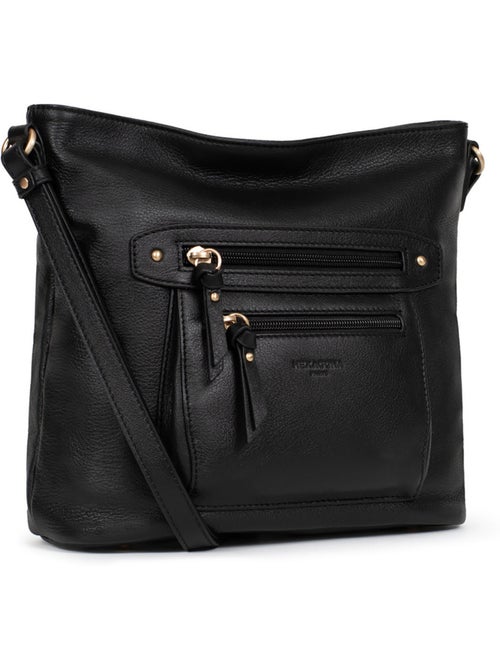 Borsa a tracolla - pelle taima hexagona - Kiabi