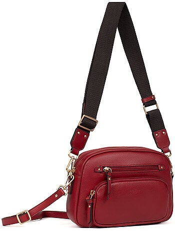 Borsa a tracolla - pelle taima hexagona