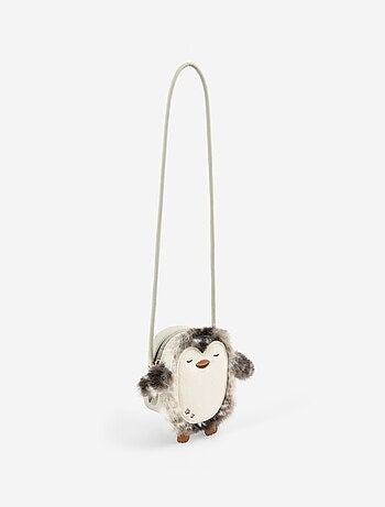 Borsa a tracolla a forma di pinguino