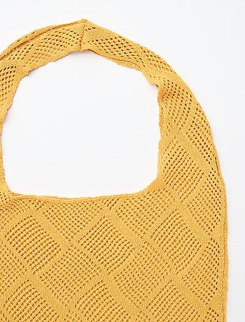 Borsa a tracolla all'uncinetto
