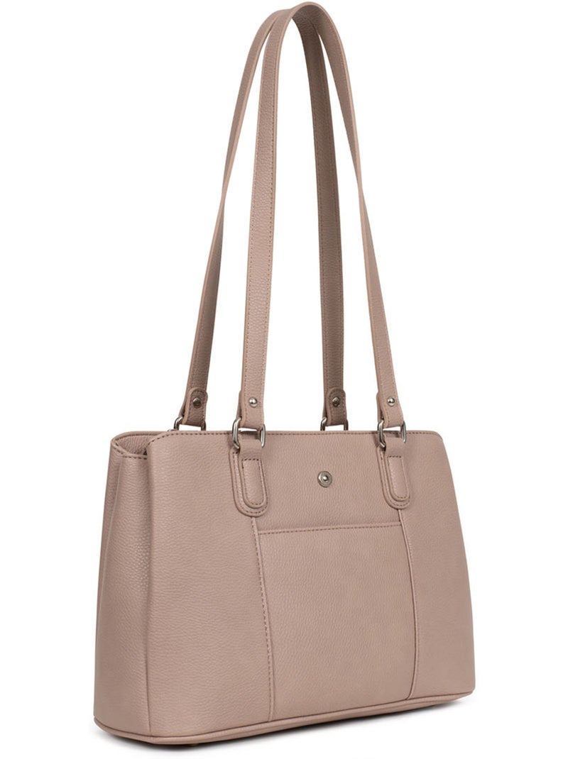 Borsa a tracolla con 2 manici maya hexagona Grigio - Kiabi