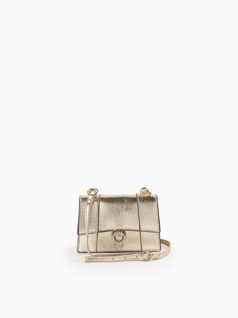 Borsa a tracolla con brillantini Dorato/Oro - Kiabi