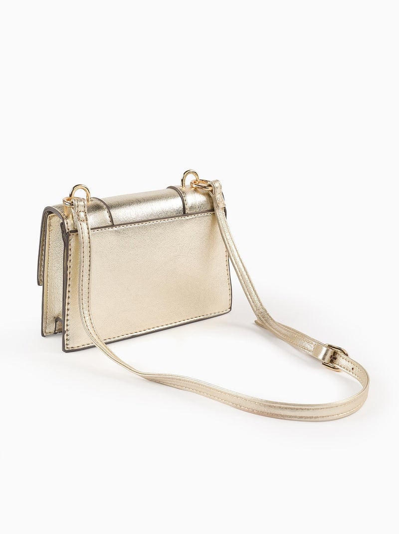 Borsa a tracolla con brillantini Dorato/Oro - Kiabi