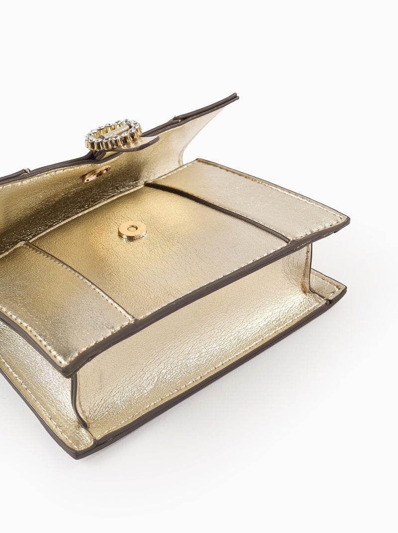 Borsa a tracolla con brillantini Dorato/Oro - Kiabi