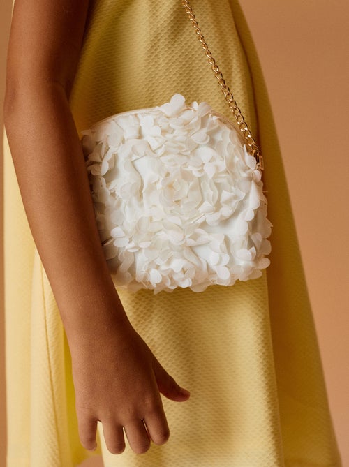 Borsa a tracolla con effetto fiore - Kiabi