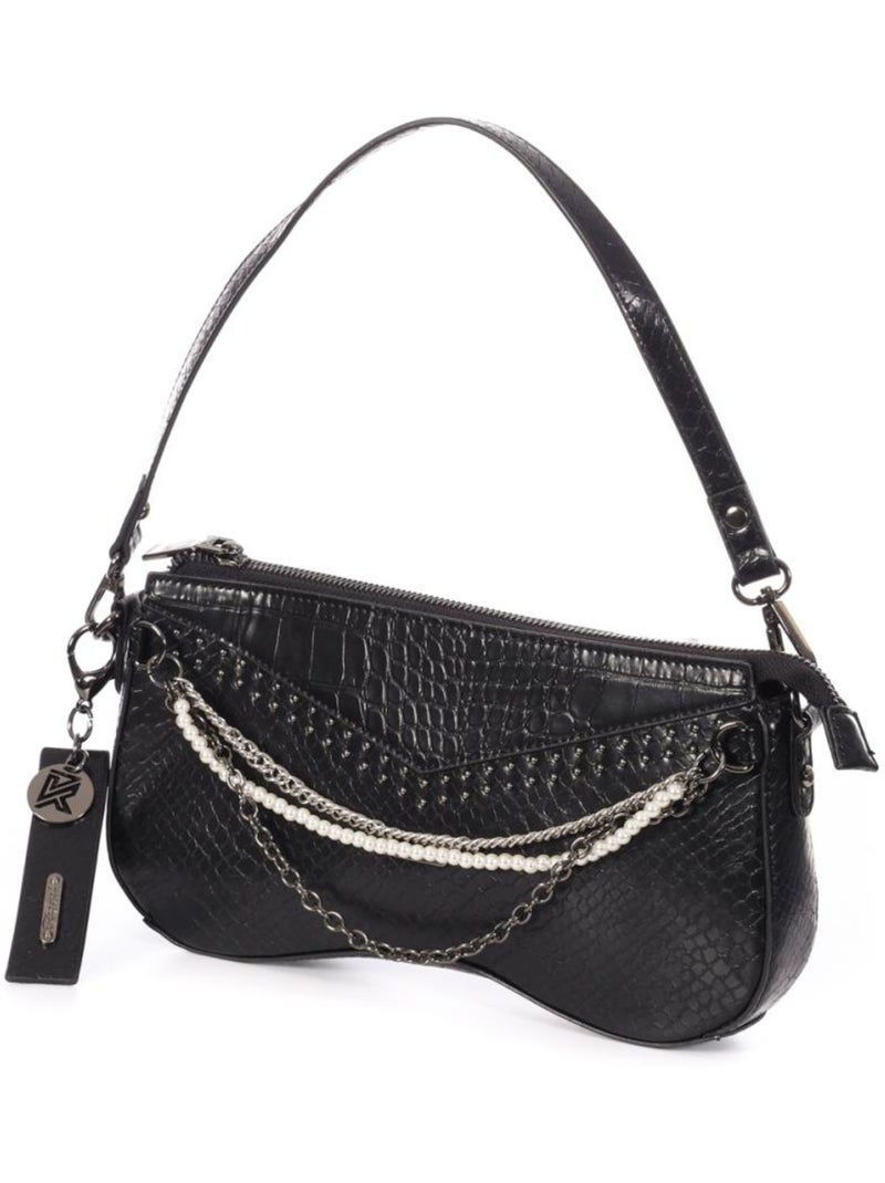 Borsa a Tracolla da Donna Kaporal Nero - Kiabi